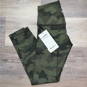 Lululemon Align HR Pant 25" Heritage 365 Camo Green Twill ITGT